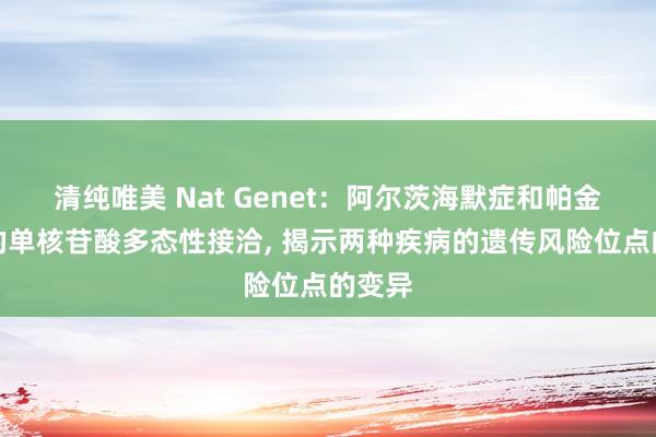 清纯唯美 Nat Genet：阿尔茨海默症和帕金森病的单核苷酸多态性接洽， 揭示两种疾病的遗传风险位点的变异